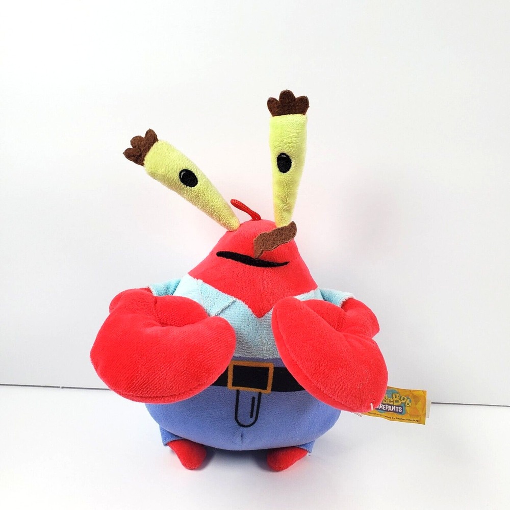 Spongebob Squarepants MR CRAB 7" Plush Toy by Good Stuff